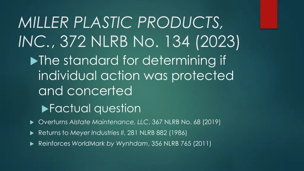 miller plastic products inc 372 nlrb no 134 2023