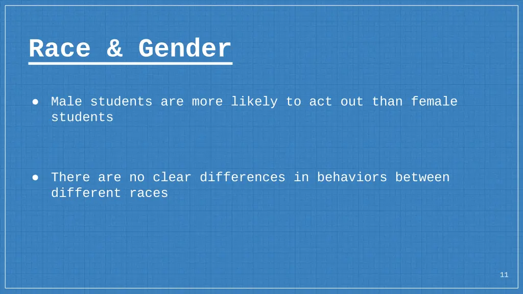 race gender