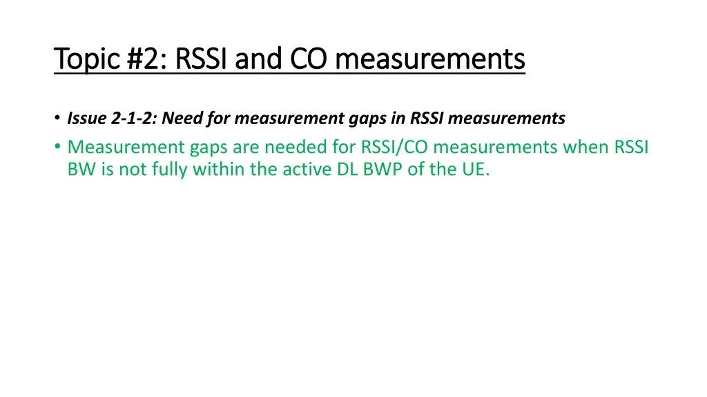 topic 2 rssi and co measurements topic 2 rssi 1