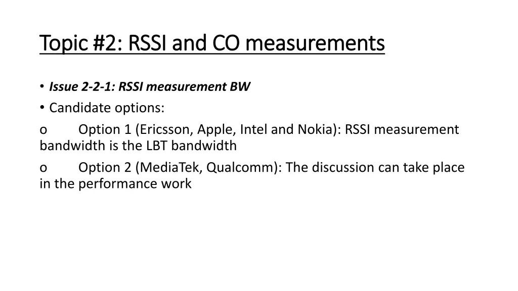 topic 2 rssi and co measurements topic 2 rssi 2