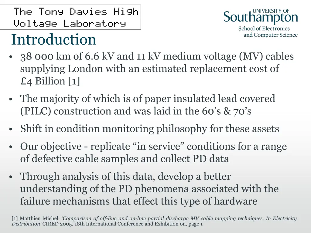 introduction 38 000 km of 6 6 kv and 11 kv medium