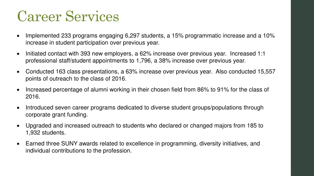 career services
