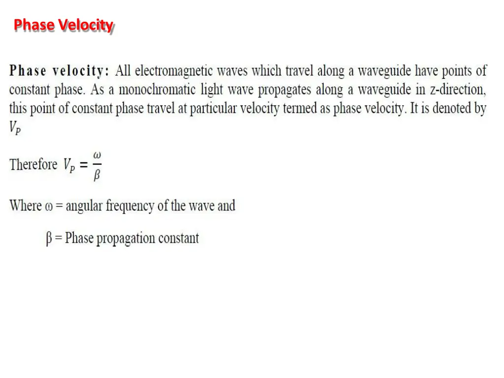 phasevelocity