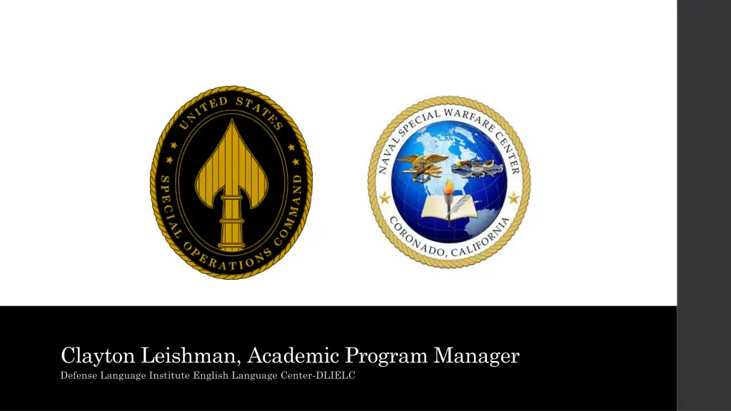 clayton leishman academic program manager defense