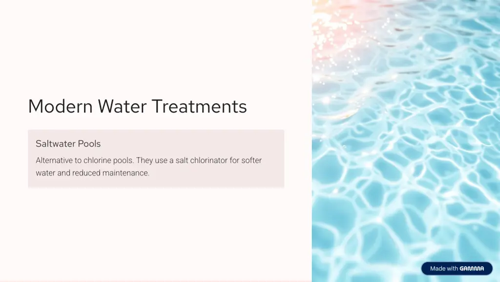 modern water treatments