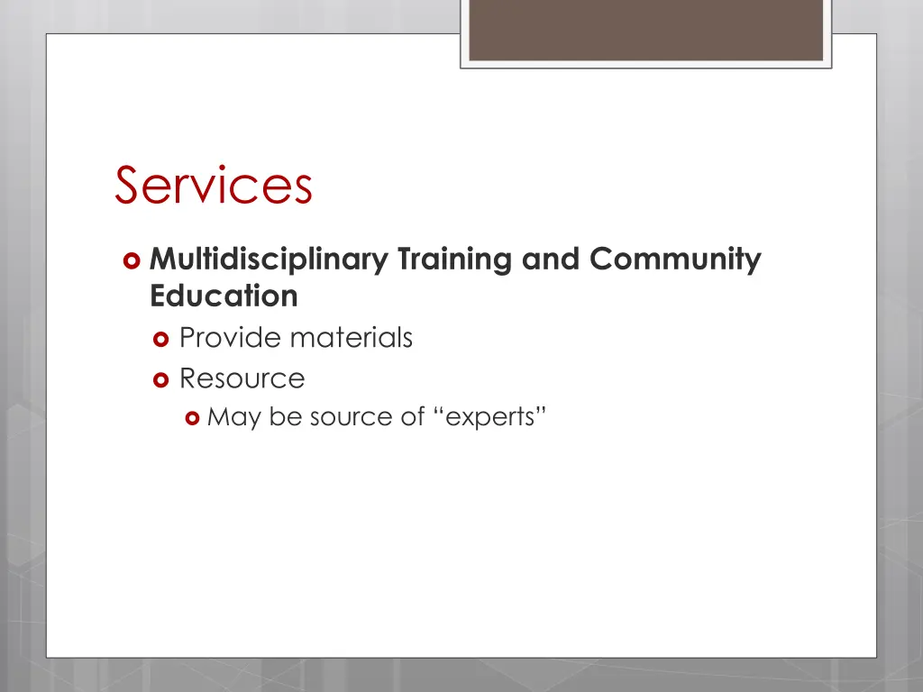 services 5
