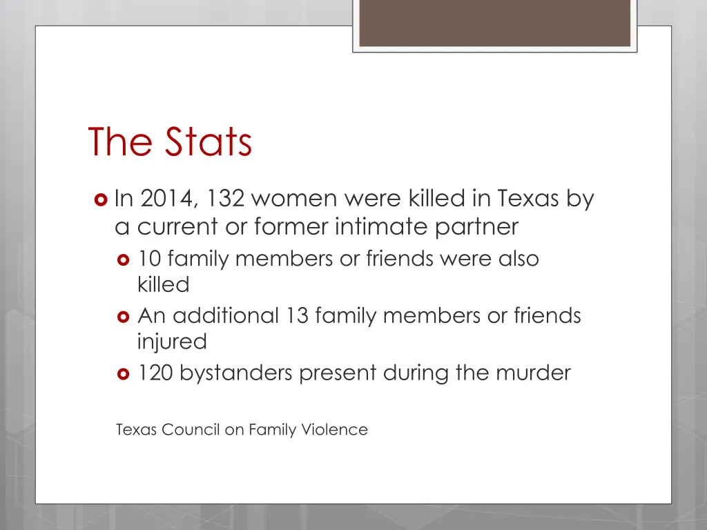 the stats