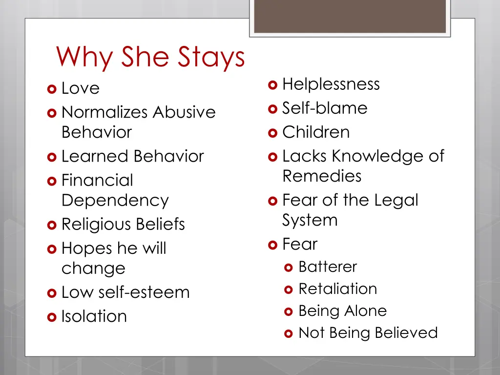why she stays love normalizes abusive behavior