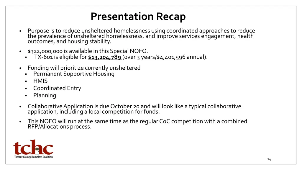 presentation recap