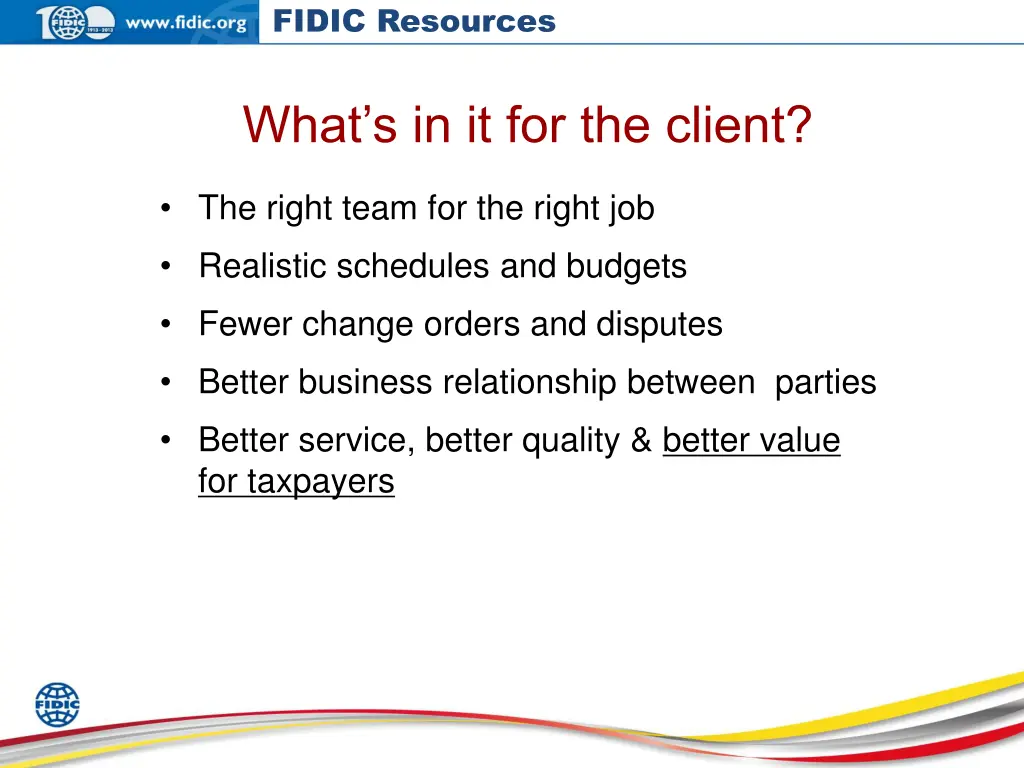 fidic resources 10
