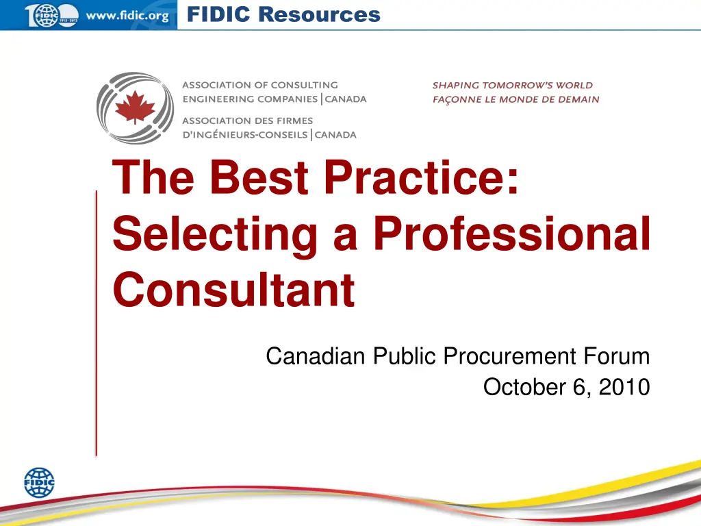 fidic resources