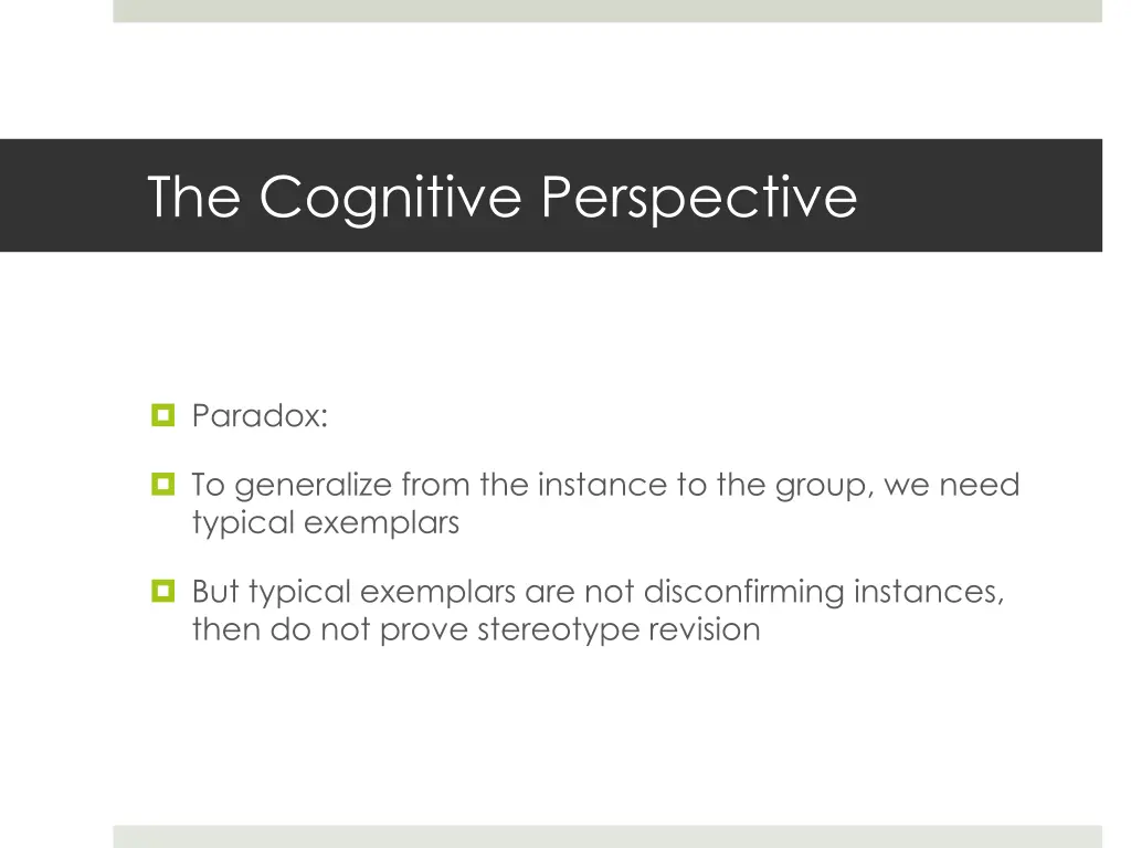the cognitive perspective 30