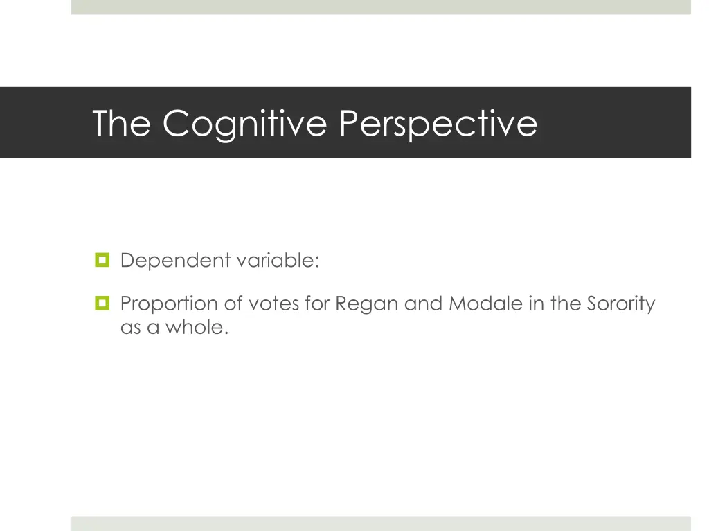the cognitive perspective 37