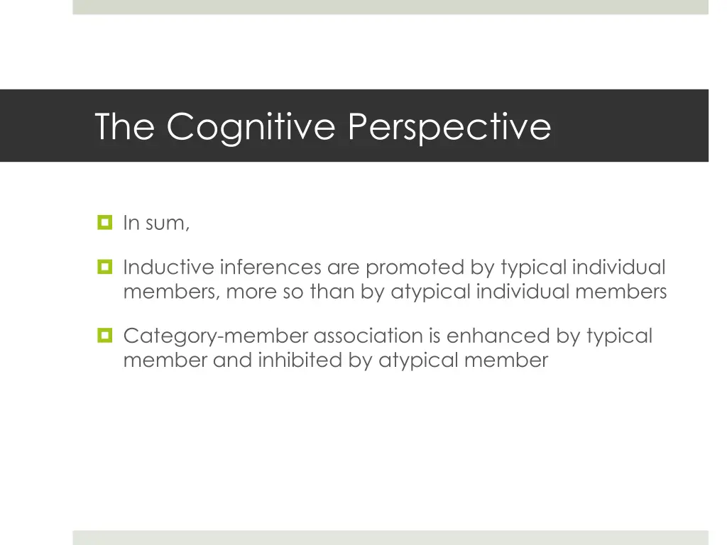 the cognitive perspective 48