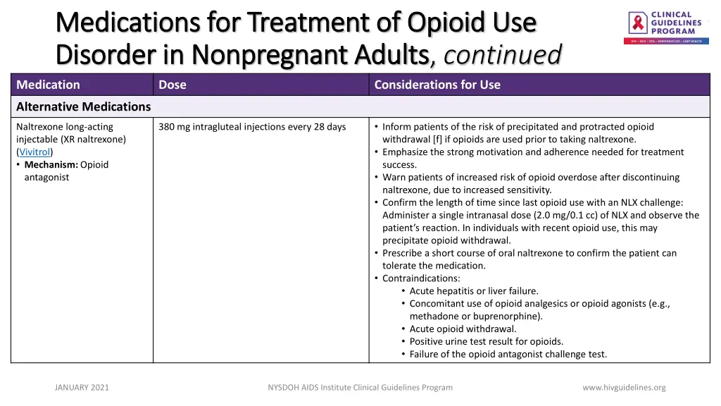 medications for treatment of opioid 2