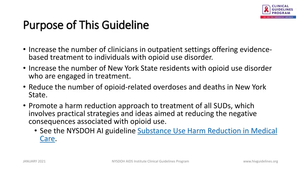 purpose of this guideline purpose of this