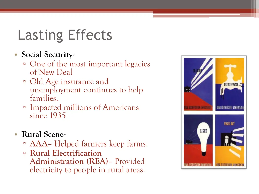 lasting effects