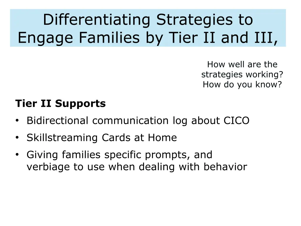 differentiating strategies to engage families 2