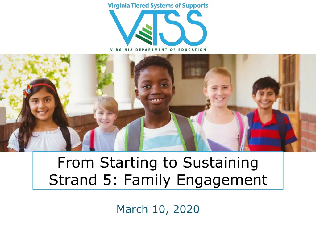 from starting to sustaining strand 5 family