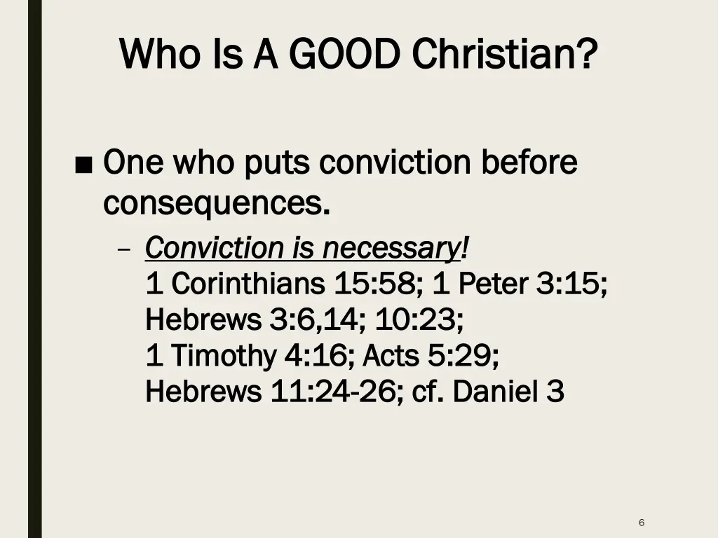 who is a good christian who is a good christian 1