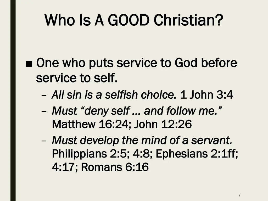 who is a good christian who is a good christian 2
