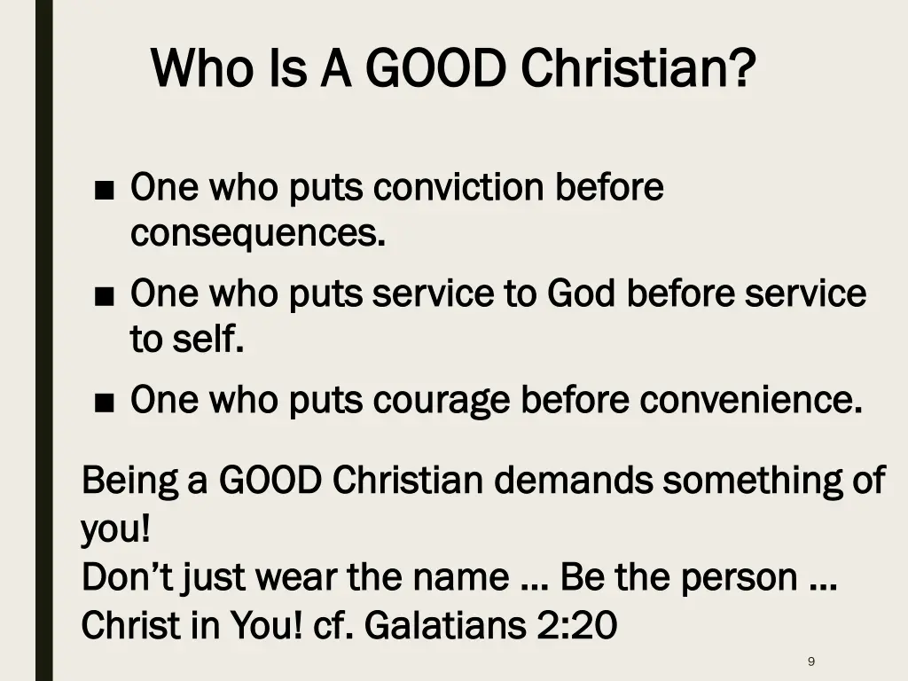 who is a good christian who is a good christian 4