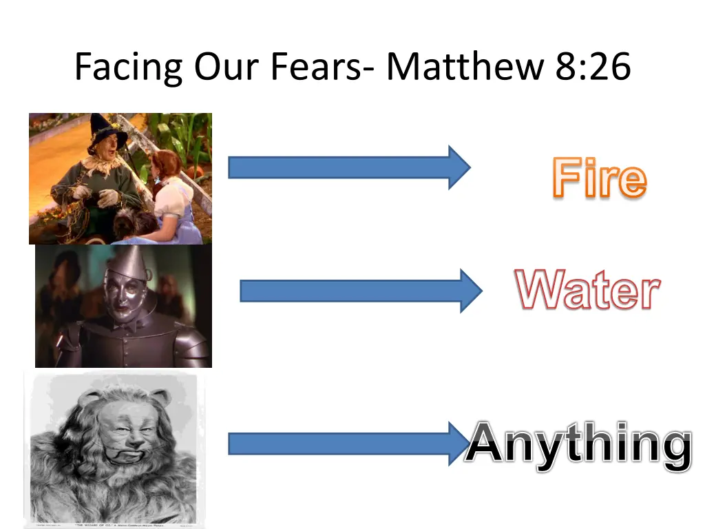 facing our fears matthew 8 26