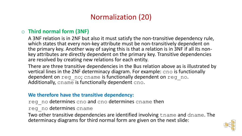 normalization 20