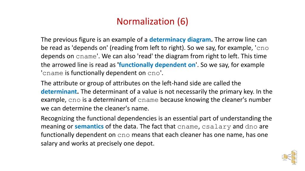 normalization 6