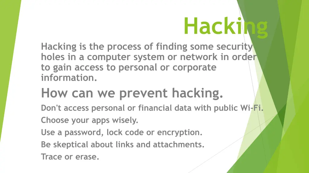 hacking