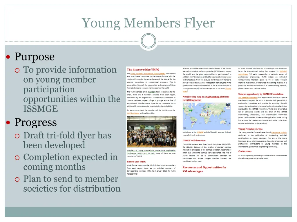 young members flyer