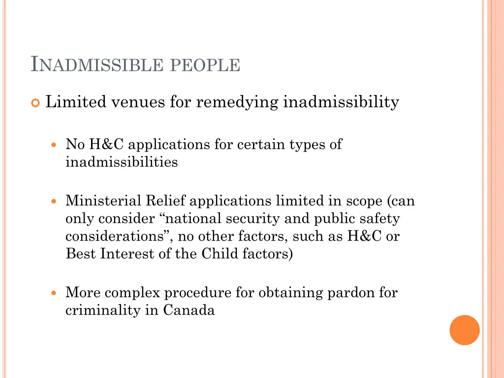 i nadmissible people