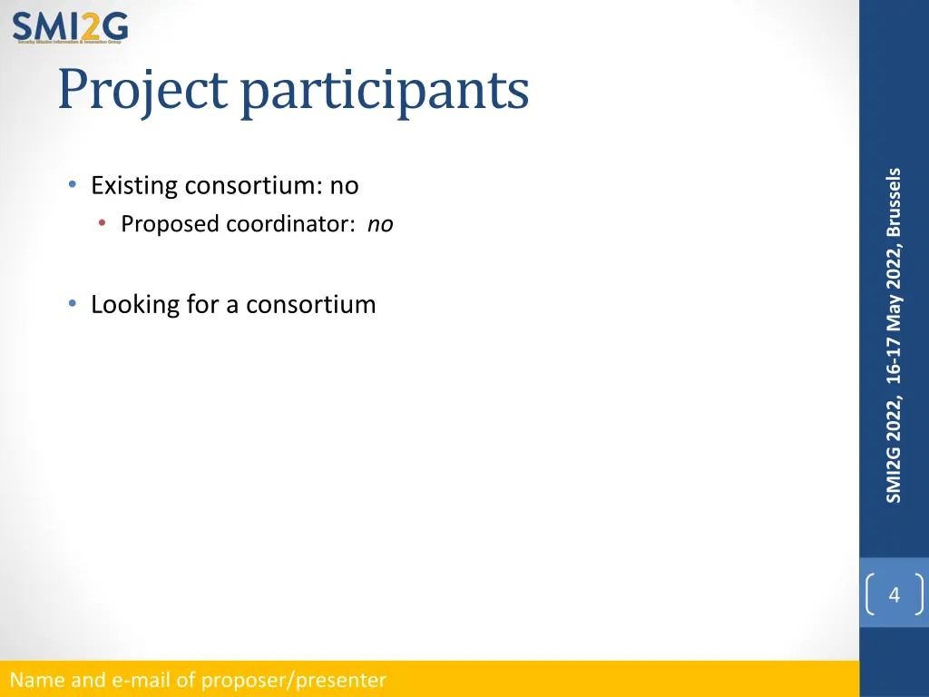 project participants