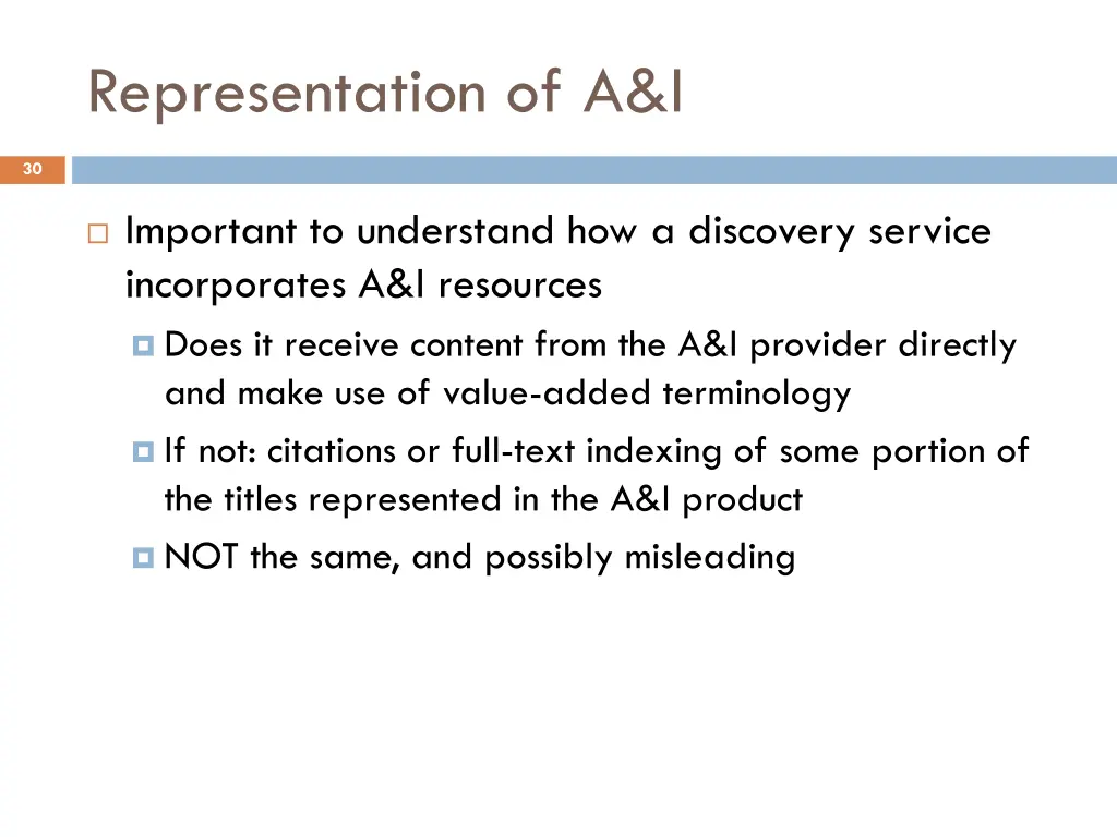 representation of a i