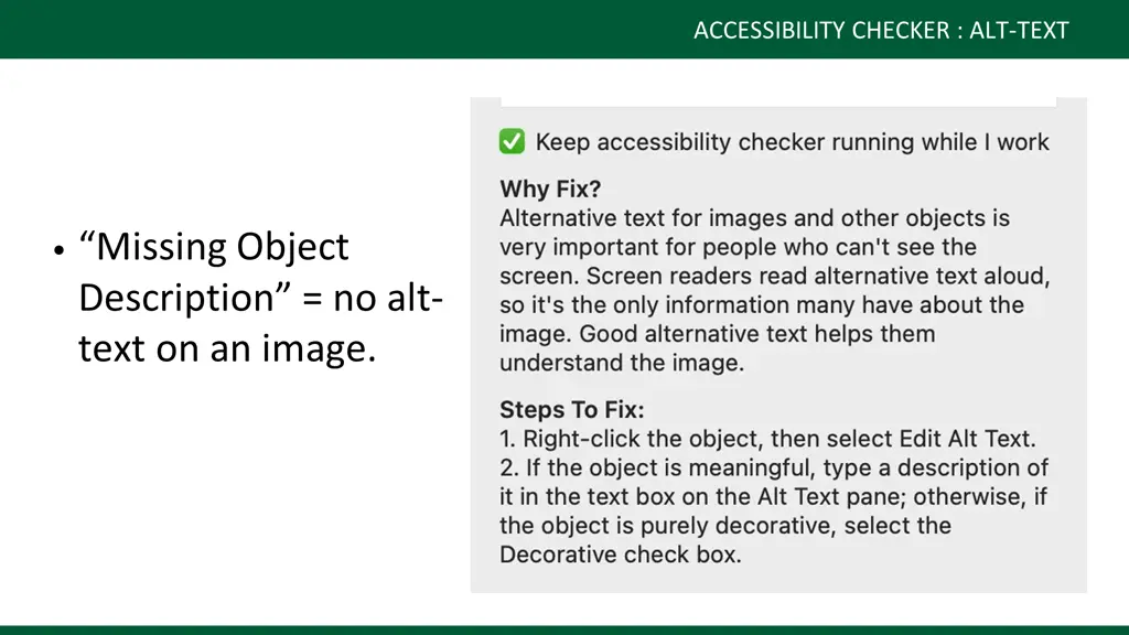 accessibility checker alt text
