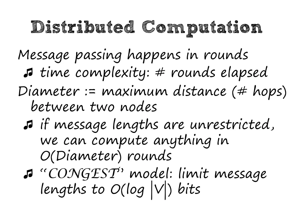 distributed computation message passing happens 1