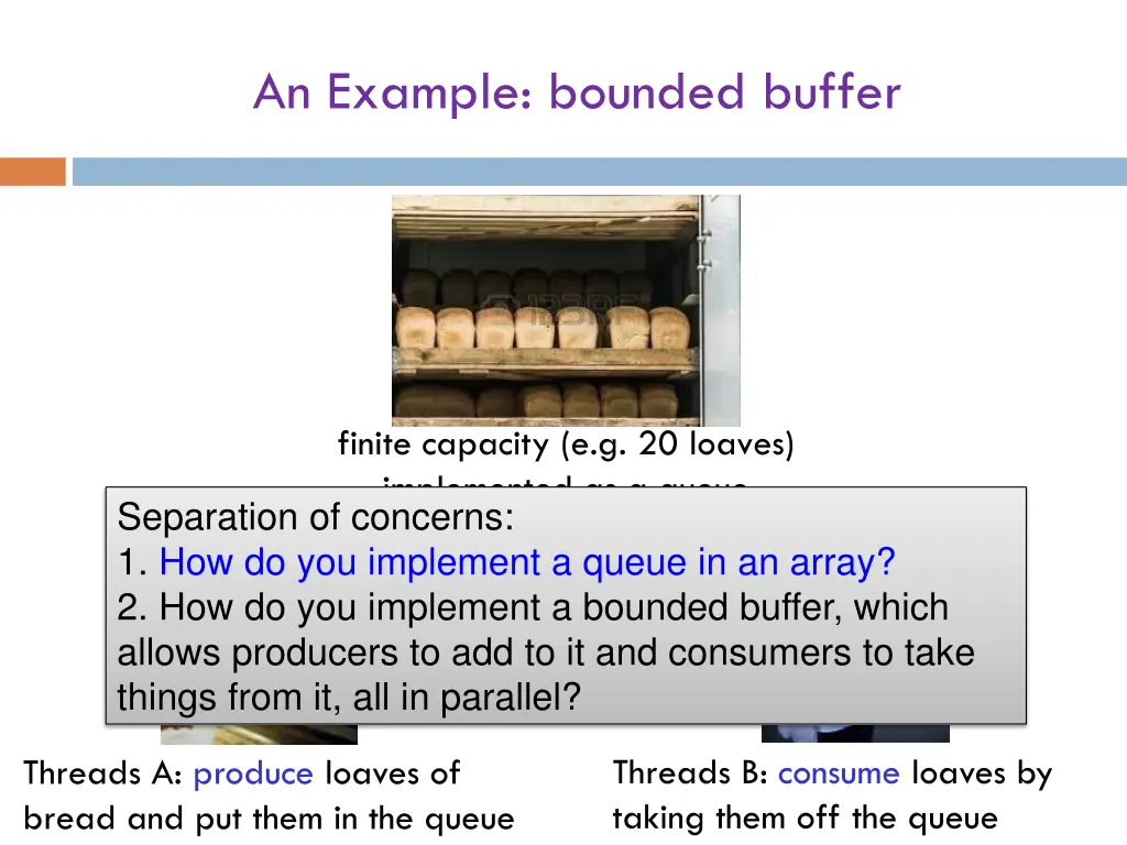 an example bounded buffer 1