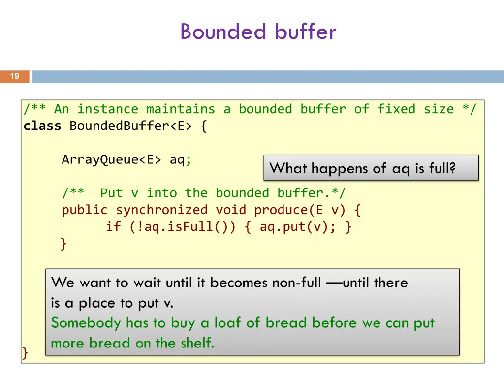 bounded buffer 3