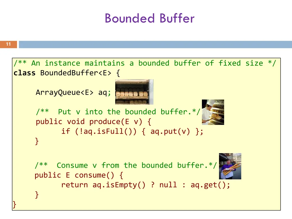 bounded buffer
