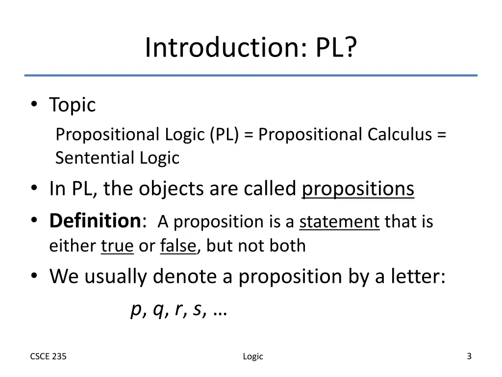 introduction pl