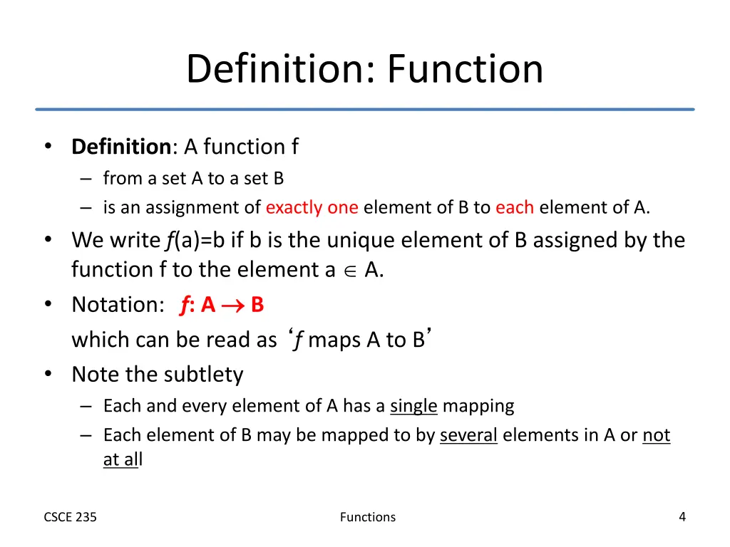 definition function