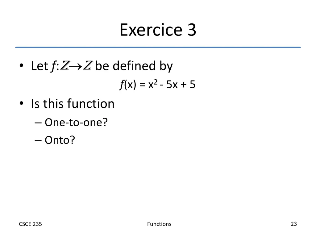 exercice 3