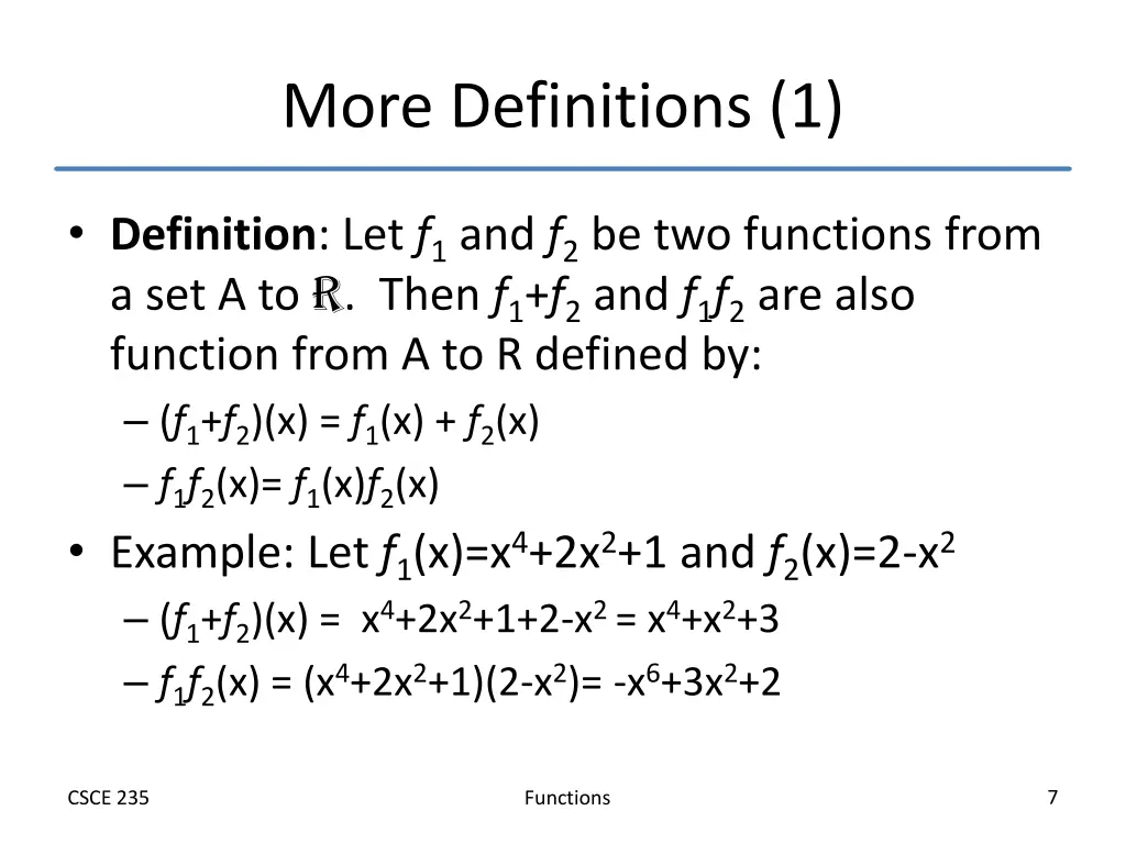 more definitions 1