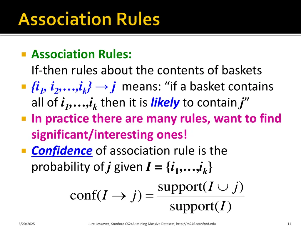 association rules if then rules about