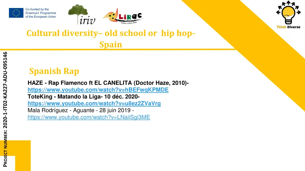 cultural diversity old school or hip hop spain