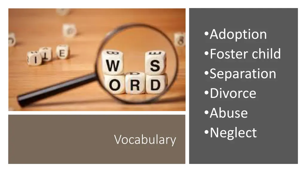 adoption foster child separation divorce abuse
