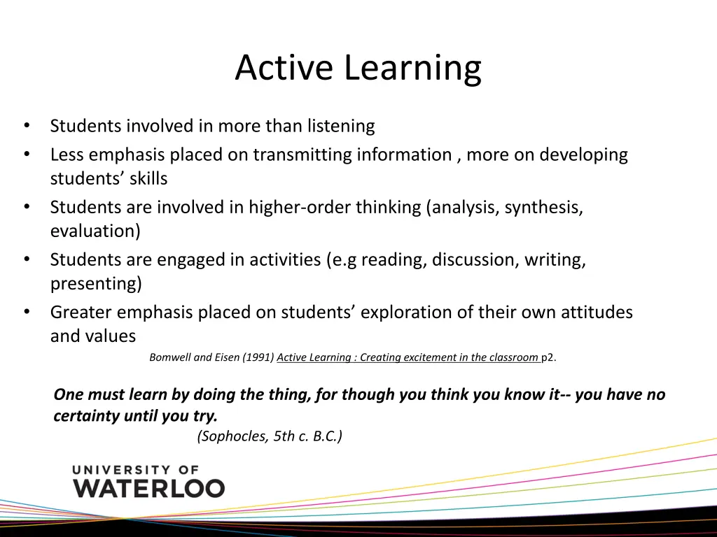active learning