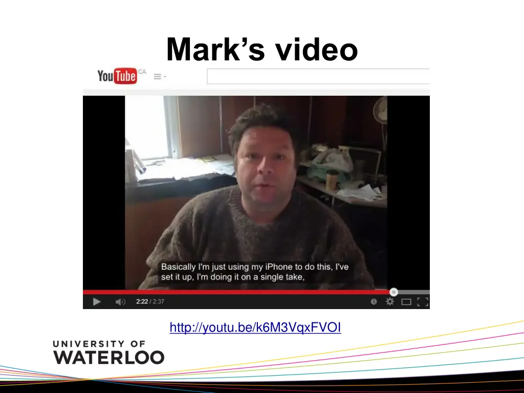 mark s video