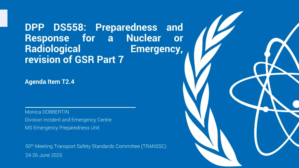 dpp response radiological revision of gsr part 7