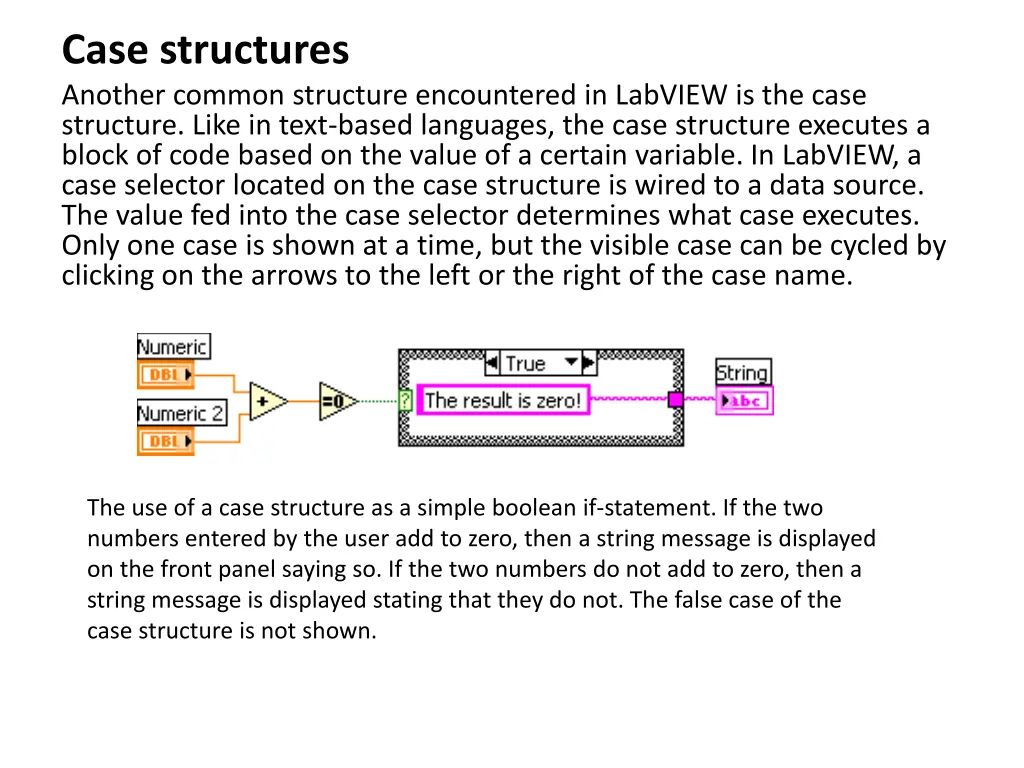 case structures another common structure
